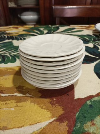 10 platos para taza de café La Cartuja Pickman