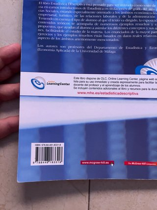Estadística descriptiva.