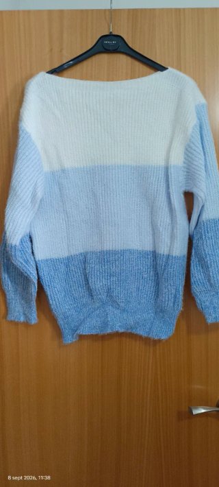 Jersey de punto con bloques de color