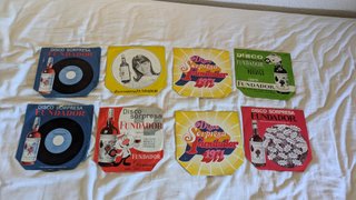 Lote 128 Discos Vinilo Singles EP Fundador