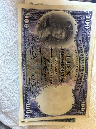 Billete antiguo 50 Pesetas Banco de España