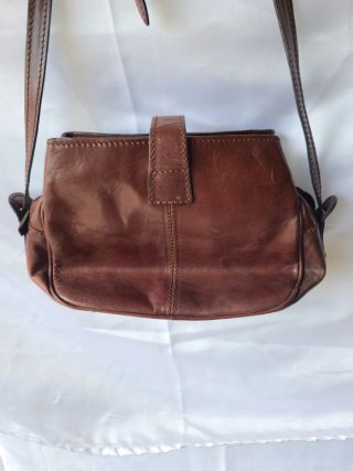 Borsa Gianni Conti Pelle Marrone Donna