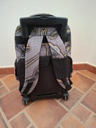 Mochila Totto con ruedas y estampado