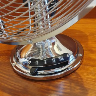 Ventilatore Termozeta Cromato Vintage
