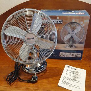 Ventilatore Termozeta Cromato Vintage