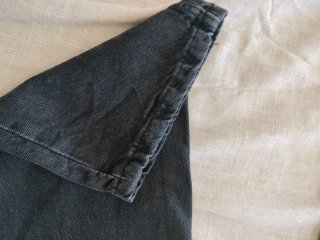 Pantalón vaquero Pull&Bear Baggy negro desgastado