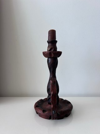 Antiguo candelabro brutalista 1960 handmade