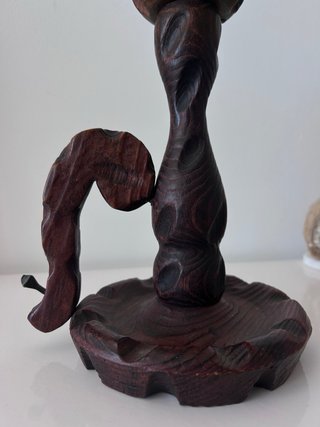 Antiguo candelabro brutalista 1960 handmade