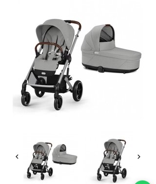 Cybex Balios S Lux Silla y Capazo Gris