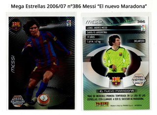 Mega Estrellas 2006/07 Messi Nº386 Panini