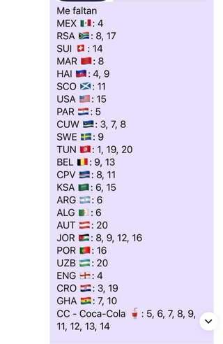 Cromos Mundial 2026