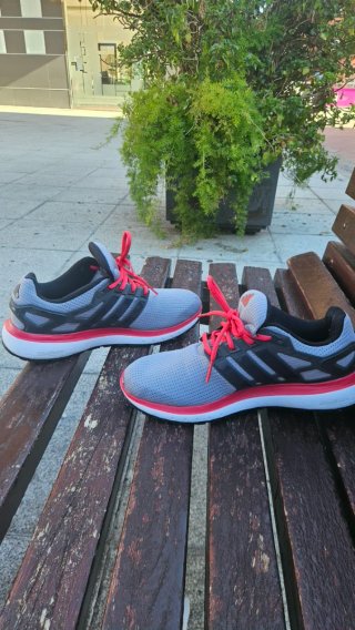 Zapatillas Adidas Correr Talla 42 Gris/Rojo