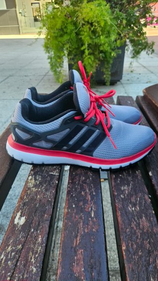Zapatillas Adidas Correr Talla 42 Gris/Rojo