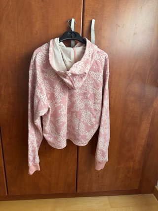 Sudadera Puma Rosa y Blanca