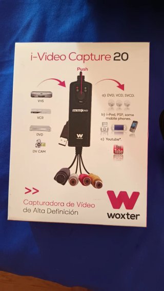 Capturadora de Vídeo Woxter i-Video Capture 20.