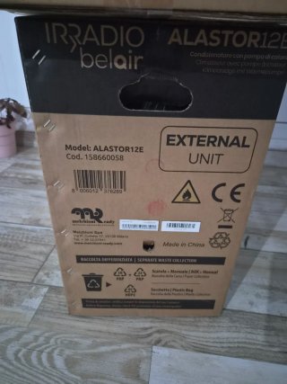 Aire Acondicionado Irradio Belair 12000BTU