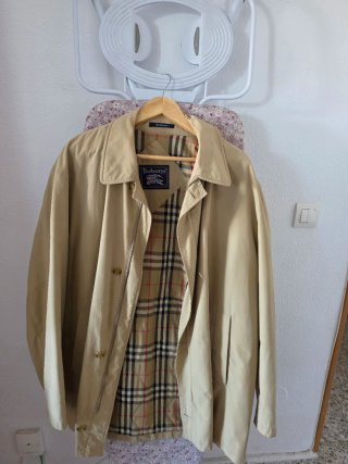 Chaquetón Burberrys vintage beige Nova Check