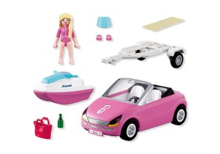 Playmobil Barbie Coche y Moto de Agua 72123