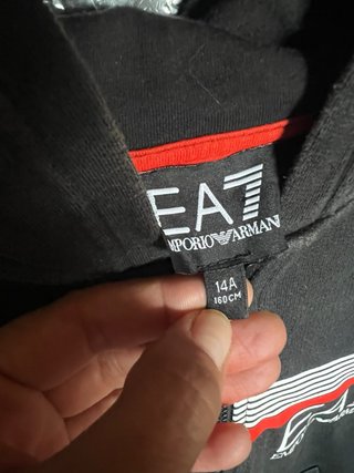 Felpa EA7 Emporio Armani con zip