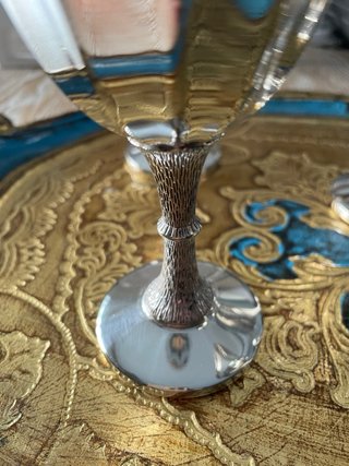 Juego copas vintage inglés silverplated