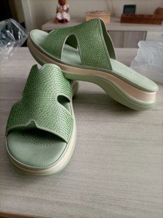 Sandalias Verdes Mujer