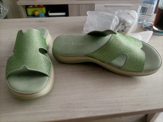 Sandalias Verdes Mujer