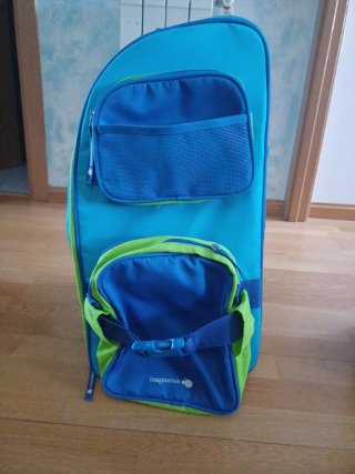 Maleta infantil Imaginarium azul y verde
