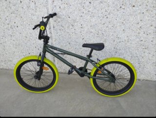 Bici BMX Wipe 500 Niños Verde Oscuro