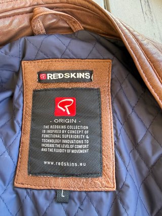 Chaqueta de piel Redskins Talla L