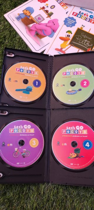 DVDs y Libros Pocoyo Let's Go