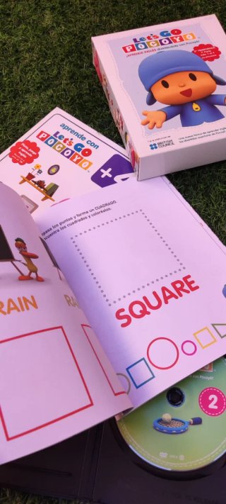 DVDs y Libros Pocoyo Let's Go
