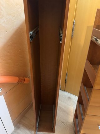 Mueble organizador de CD madera cerezo