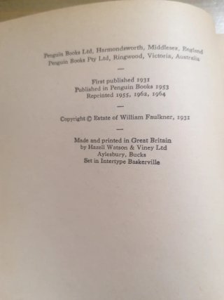 Sanctuary de William Faulkner