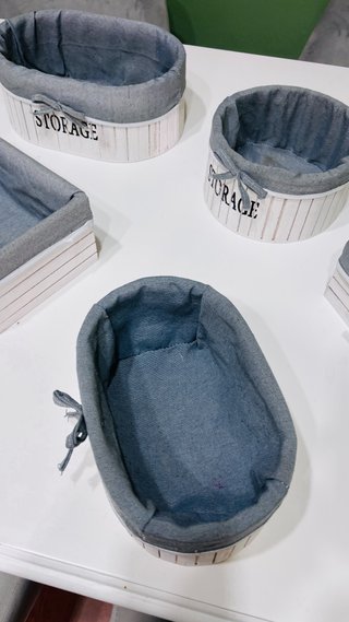Juego de 5 Cajas de Almacenaje STORAGE