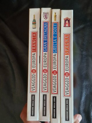 4 libri "Viaggio in Europa "