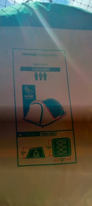 Tienda de campaña Quechua 3 personas