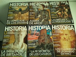 Revistas Historia: National Geographic 190 a 217