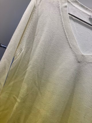 Jersey fino SINTESIS degradè blanco amarillo
