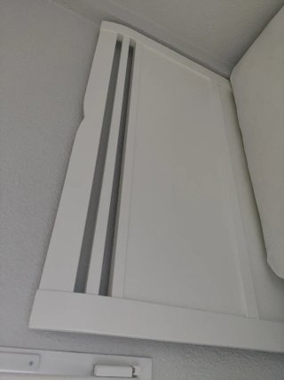 Cabecero blanco madera cama 105/90