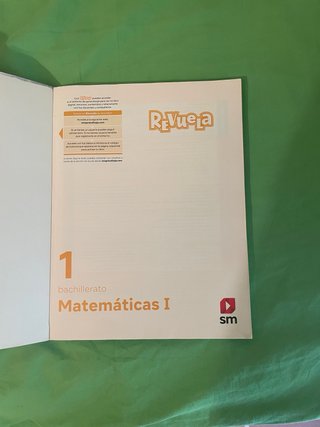 Matemáticas I 1 bachillerato Revuela