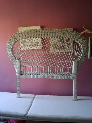 Cabecero Mimbre Cama 90