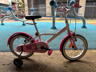 Bicicleta BTWIN niña rosa