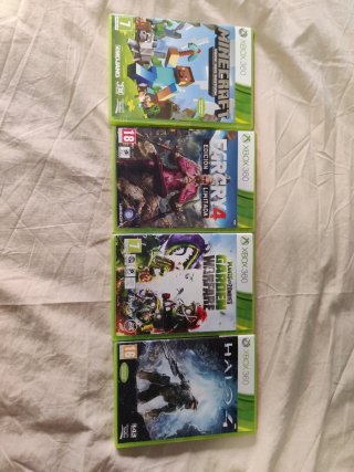 Lote 4 Videojuegos Xbox 360
