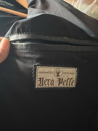 Giacca in pelle nera Wanted