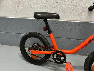 Bicicleta B-Twin 14 Naranja