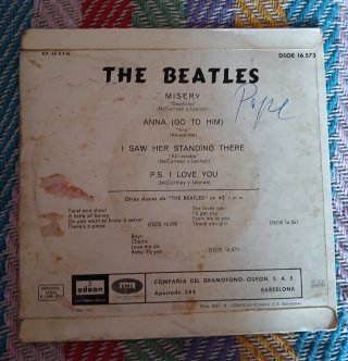 Vinilo The Beatles - Misery / Anna