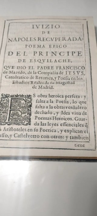 Nápoles Recuperada (1651) - Francisco de Borja. 1ª
