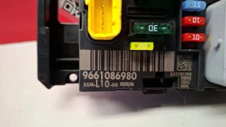Caja Fusibles Bsm L10 Peugeot 207 2006 9661086980