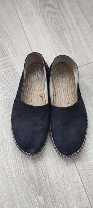 Espadrilles Alpargatas hombre negras T 46
