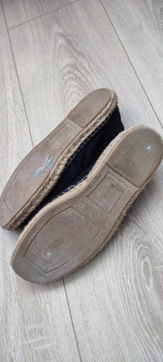 Espadrilles Alpargatas hombre negras T 46